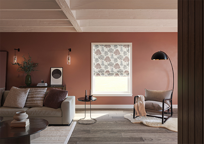 Coppice Faux Silk, Ginger - Roman Blind - Image 8